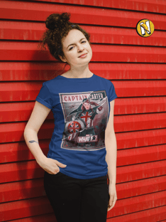Nome do produtoCamiseta Capitã Carter pôster