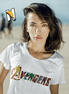 Nome do produtoCamiseta Avengers minimalist