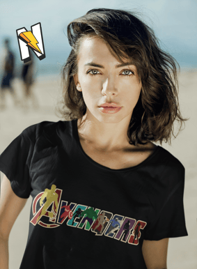 Camiseta Avengers minimalist
