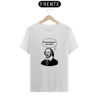 Nome do produto Shakespeare de saco cheio - Camiseta Quality
