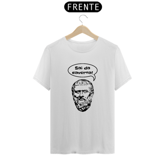 Nome do produto Platão - Sai da caverna! - Camiseta Prime