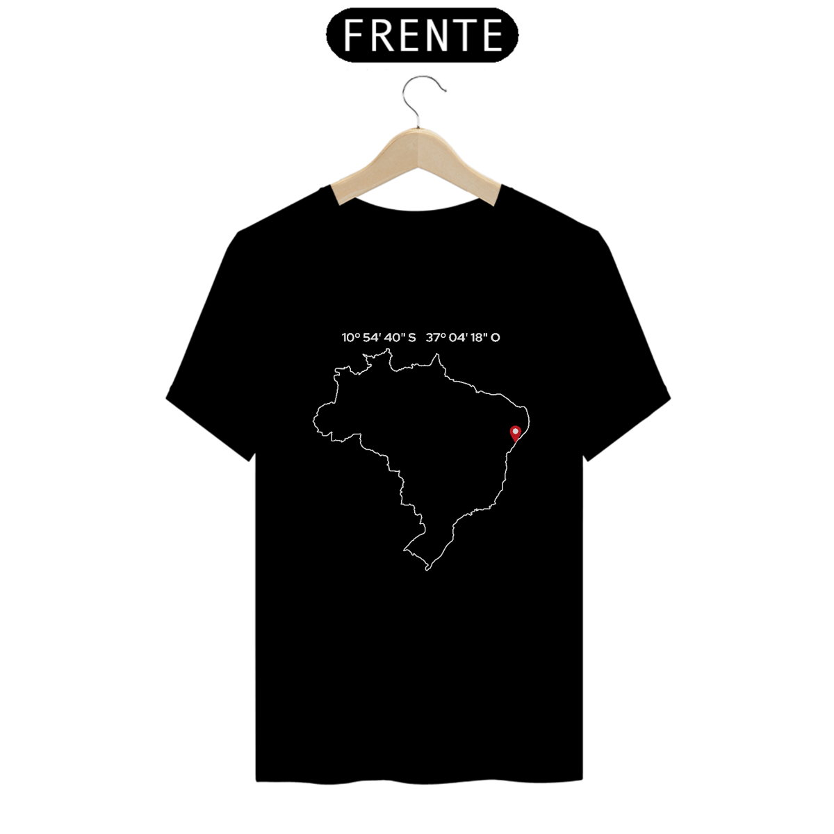 Nome do produto: Coordenadas - AJU - Aracaju