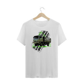 Nome do produto Camisa - Military Truck / Vermelha e Branca