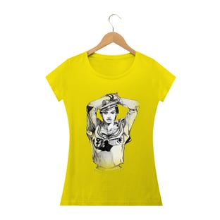 Nome do produtoCamiseta Feminina Gappy (Josuke Higashikata 8) - JoJo's Bizarre Adventure Part 8: JoJolion