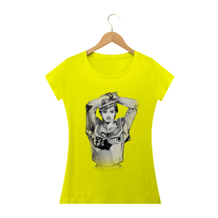 Nome do produtoCamiseta Feminina Gappy (Josuke Higashikata 8) - JoJo's Bizarre Adventure Part 8: JoJolion