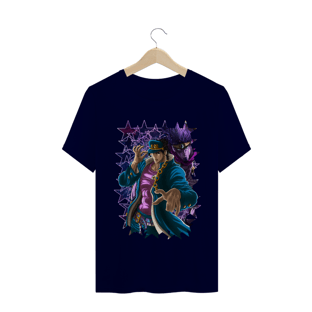 Nome do produtoCamiseta Jotaro e Star Platinum - Camisa JoJo's bizarre Adventure
