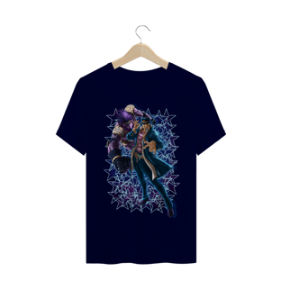 Nome do produtoCamiseta Jotaro e Star Platinum - Camisa JoJos Bizarre Adventure