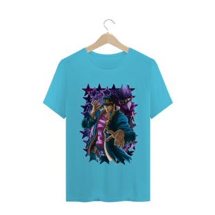 Nome do produtoCamiseta Jotaro e Star Platinum - Camisa JoJo's bizarre Adventure