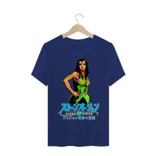 Nome do produtoCamiseta Ermes Costello - Camisa JoJo Stone Ocean