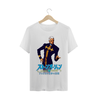Nome do produtoCamiseta Enrico Pucci - Camiseta Jojo Stone Ocean