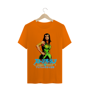 Nome do produtoCamiseta Ermes Costello - Camisa JoJo Stone Ocean
