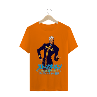 Nome do produtoCamiseta Enrico Pucci - Camiseta Jojo Stone Ocean