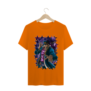 Nome do produtoCamiseta Jotaro e Star Platinum - Camisa JoJo's bizarre Adventure
