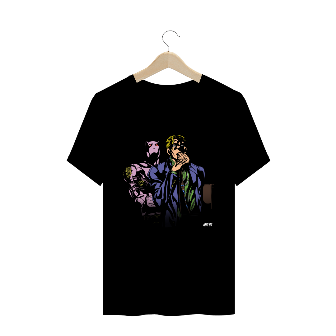 Camiseta Yoshikage Kira e Killer Queen - JoJo's Bizarre Adventure Part 4: Diamond Is Unbreakable