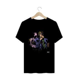 Nome do produtoCamiseta Yoshikage Kira e Killer Queen - JoJo's Bizarre Adventure Part 4: Diamond Is Unbreakable
