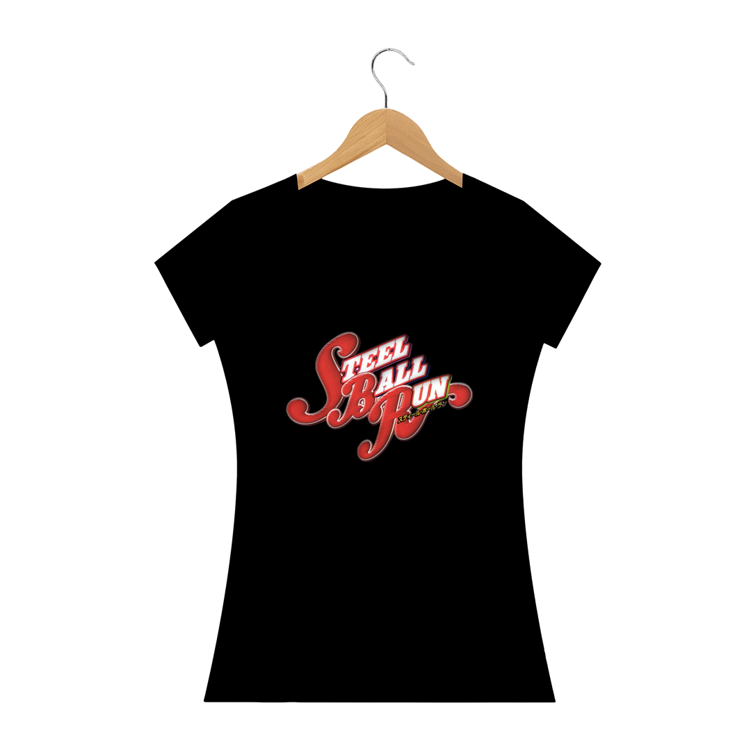 Nome do produto: Camiseta Feminina JoJo Part 7 - Camiseta JoJo\'s Bizarre Adventure Part 7: Steel Ball Run