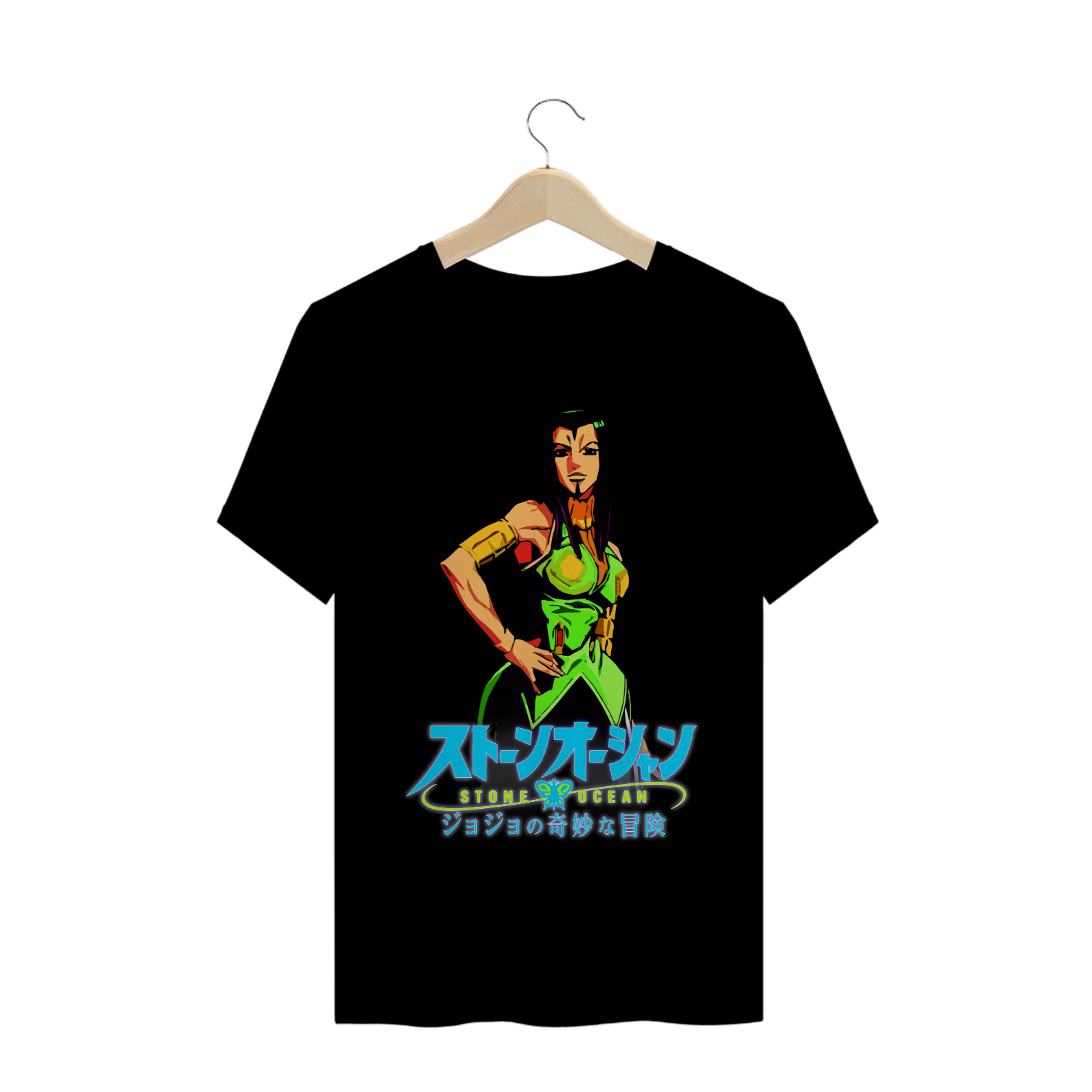 Camiseta Ermes Costello - Camisa JoJo Stone Ocean