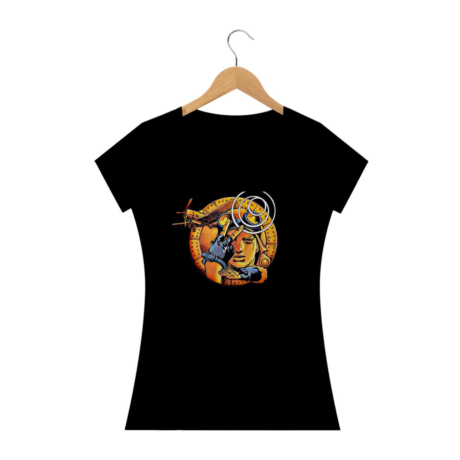 Camiseta Joseph Joestar - Camisa Baby Look JoJo's Bizarre Adventure