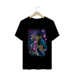 Camiseta Jotaro e Star Platinum - Camisa JoJo's bizarre Adventure