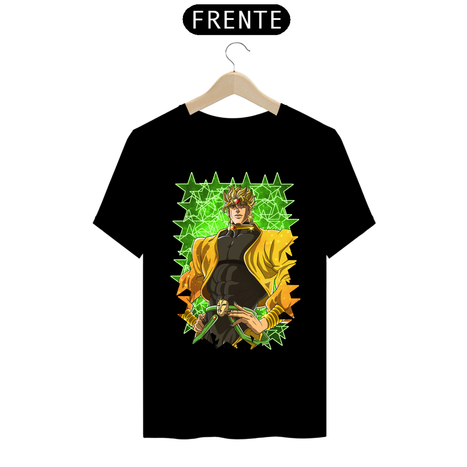 Camiseta Dio Brando e The World - Camisa JoJo's Bizarre Adventure