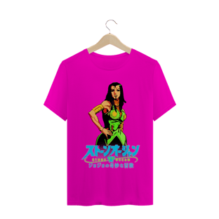 Nome do produtoCamiseta Ermes Costello - Camisa JoJo Stone Ocean
