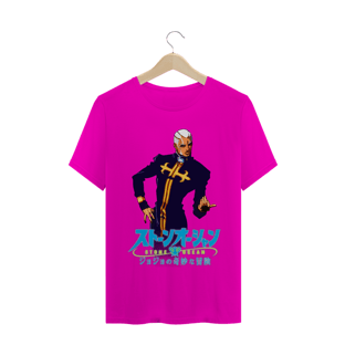 Nome do produtoCamiseta Enrico Pucci - Camiseta Jojo Stone Ocean