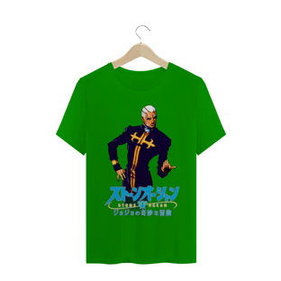 Nome do produtoCamiseta Enrico Pucci - Camiseta Jojo Stone Ocean