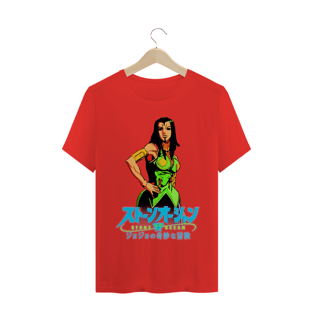 Nome do produtoCamiseta Ermes Costello - Camisa JoJo Stone Ocean