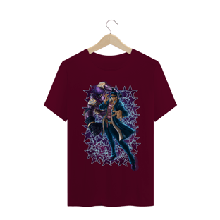 Nome do produtoCamiseta Jotaro e Star Platinum - Camisa JoJos Bizarre Adventure