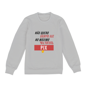 Não quero sua opinião