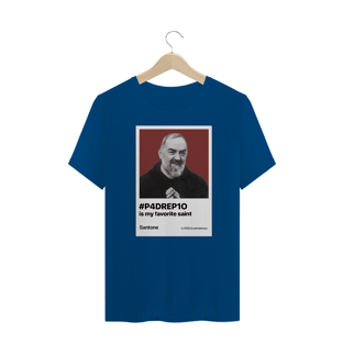 Nome do produtoCamisa Padre Pio meu santo favorito