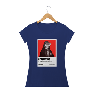 Nome do produtoCamisa Faustina minha santa favorita