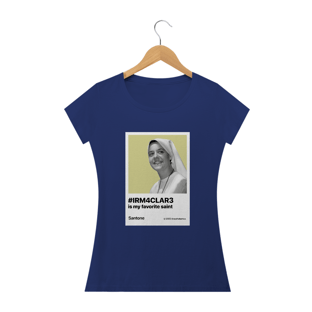 Nome do produtoCamisa Imrã Clare Crockett minha santa favorita