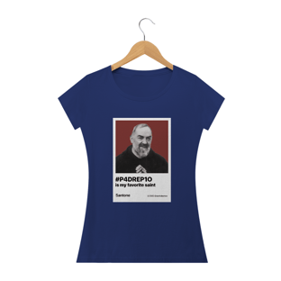 Nome do produtoCamisa Padre Pio meu santo favorito