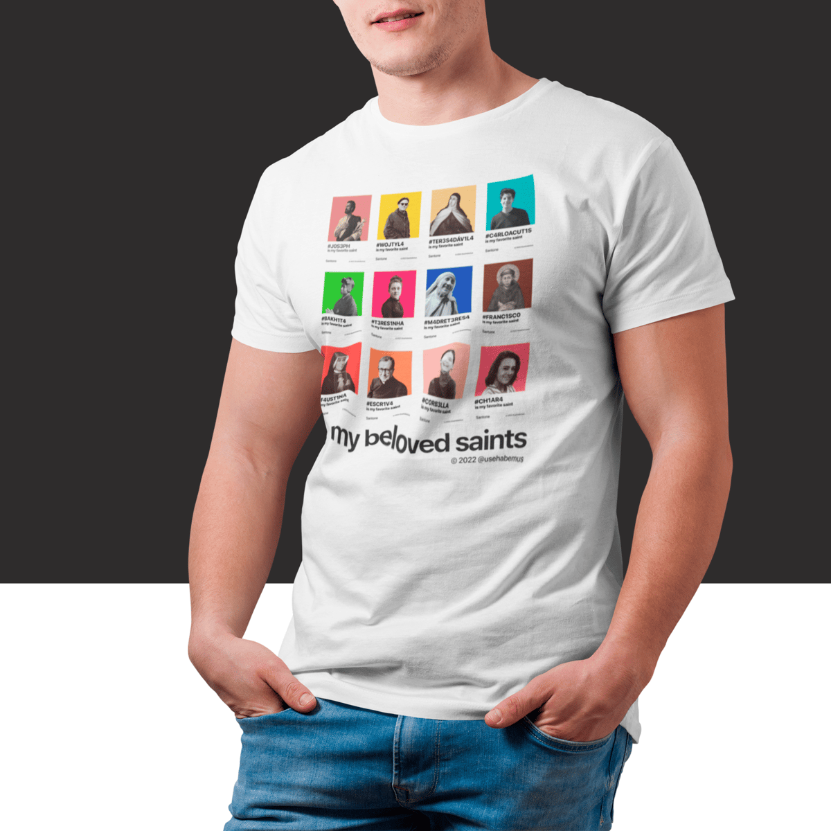 Nome do produto: Camisa meus santos favoritos