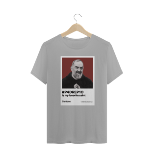Nome do produtoCamisa Padre Pio meu santo favorito