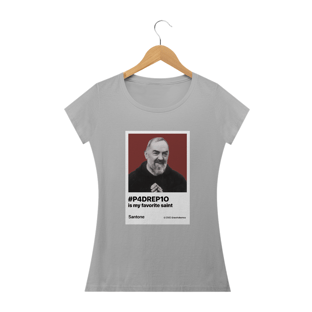 Nome do produtoCamisa Padre Pio meu santo favorito