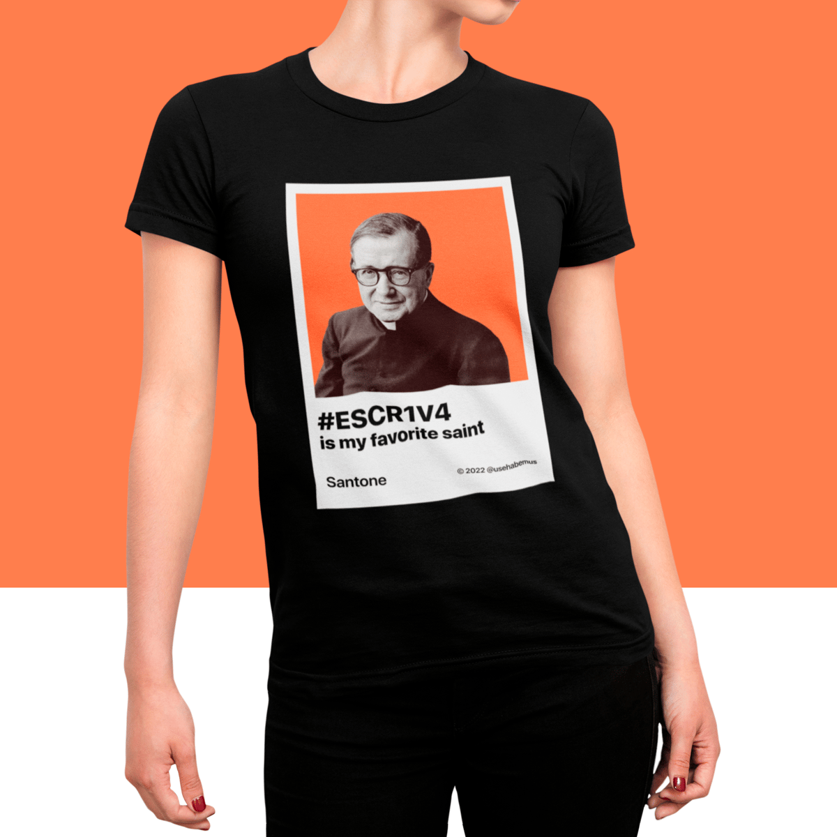 Nome do produto: Camisa Escrivá meu santo favorito