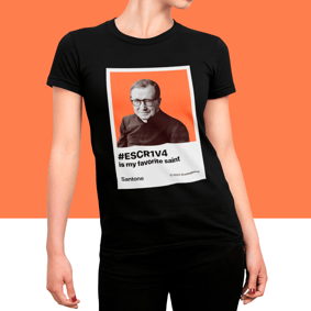 Camisa Escrivá meu santo favorito