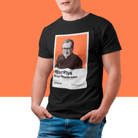 Camisa Escrivá meu santo favorito