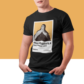 Camisa Teresa D´Ávila minha santa favorita