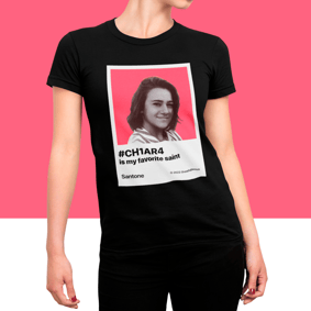 Camisa Chiara Luce minha santa favorita