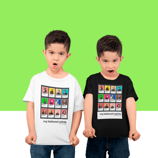 Nome do produtoCamisa infantil meus santos favoritos