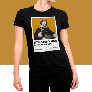 Nome do produtoCamisa São Tomás de Aquino meu santo favorito