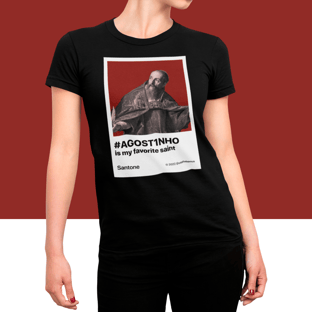 Nome do produtoCamisa Santo Agostinho meu santo favorito