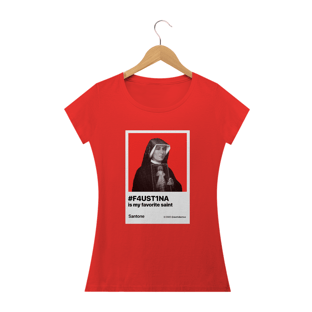 Nome do produtoCamisa Faustina minha santa favorita