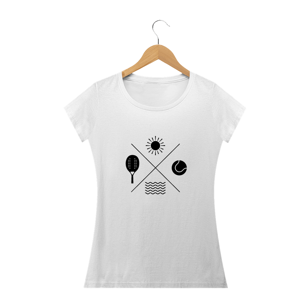 Nome do produto: CAMISETA -  BABY LONG - BEACH TENNIS