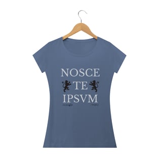 Nome do produtoCamiseta envelhecida feminina Nosce te Ipsum B