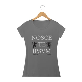 Nome do produtoCamiseta envelhecida feminina Nosce te Ipsum B