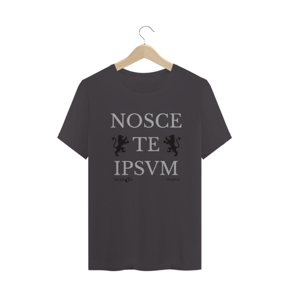 Camiseta envelhecida Nosce Te Ipsum B